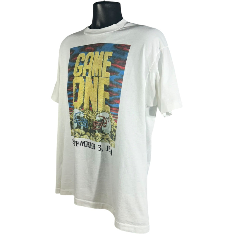 Vintage Game One College Football Tee