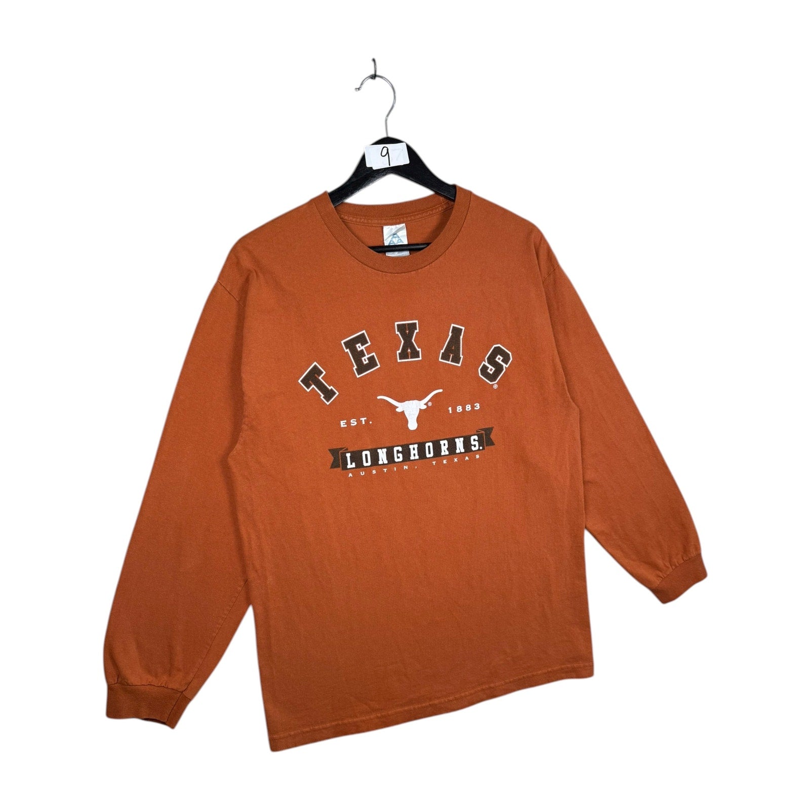 Vintage Texas Longhorns NCAA Long Sleeve T-Shirt