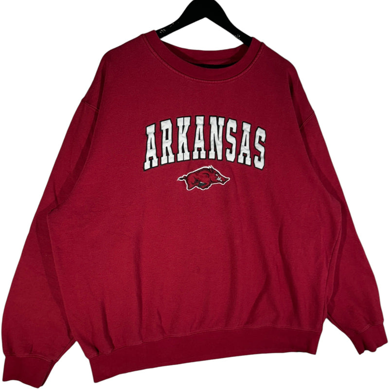 Vintage University Of Arkansas Spellout Crewneck