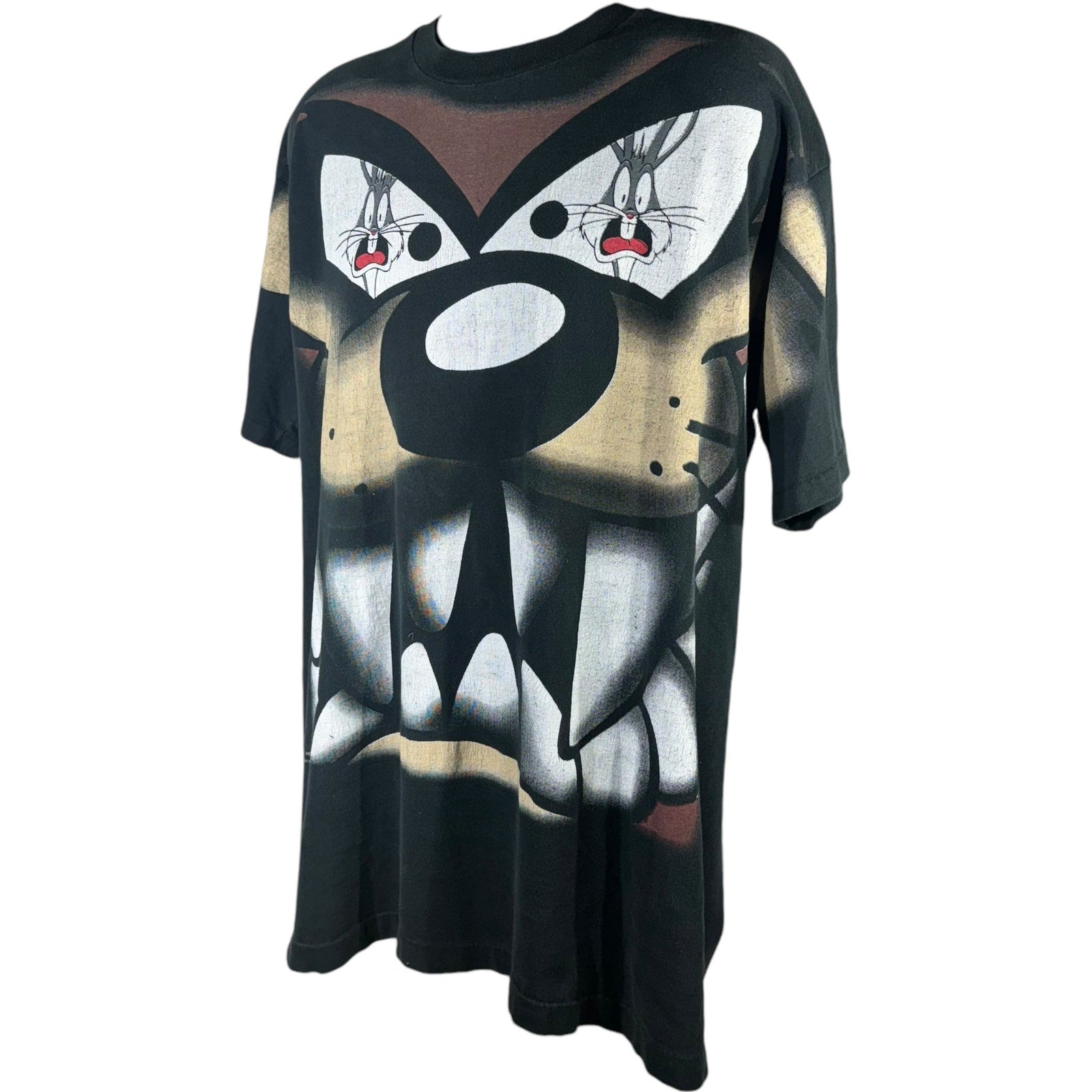 Vintage Looney Tunes Taz Big Face Tee 90s