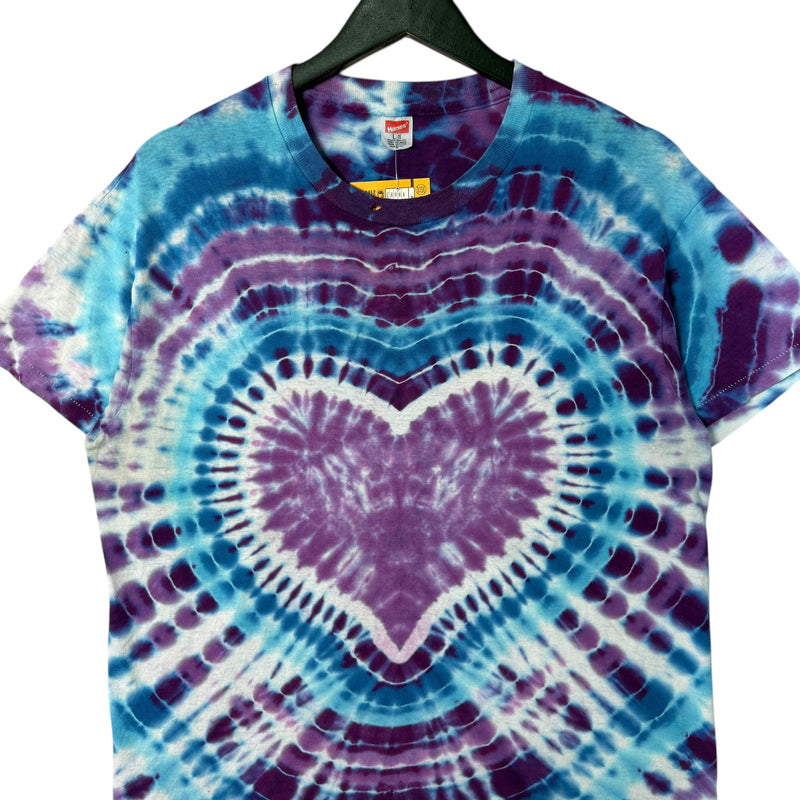 Vintage Heart Tye Dye Tee