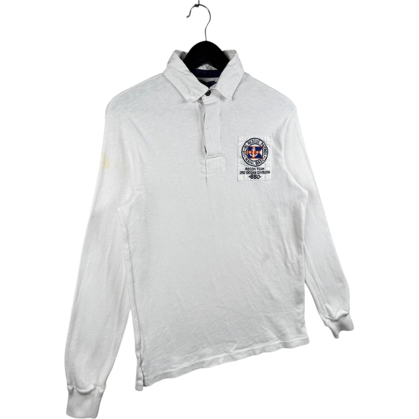 Vintage Polo Ralph Lauren US Rescue Patrol Recon Long Sleeve Polo