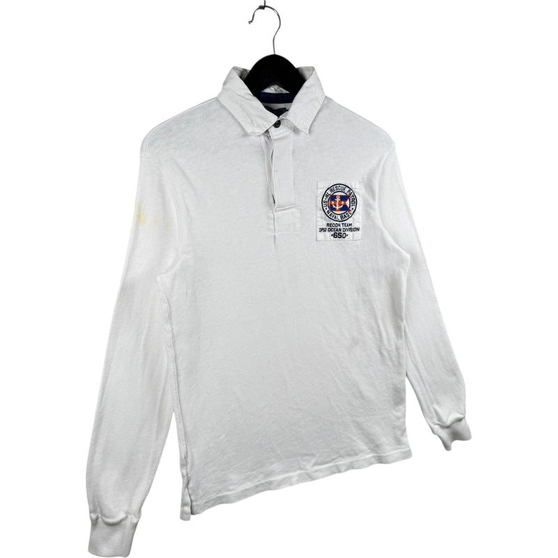Vintage Polo Ralph Lauren US Rescue Patrol Recon Long Sleeve Polo