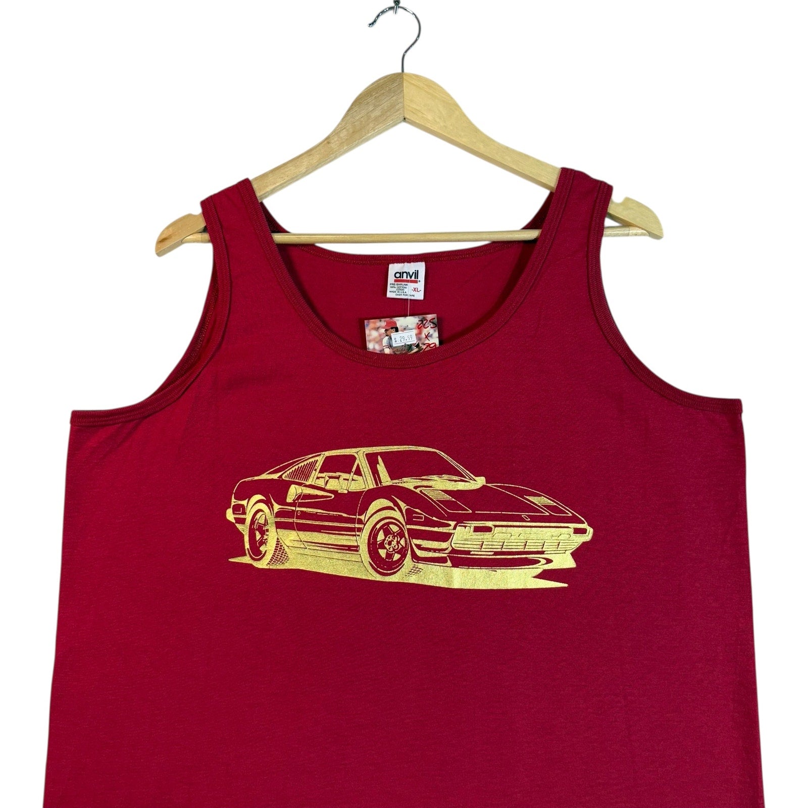 Vintage Ferrari Car Tank Top