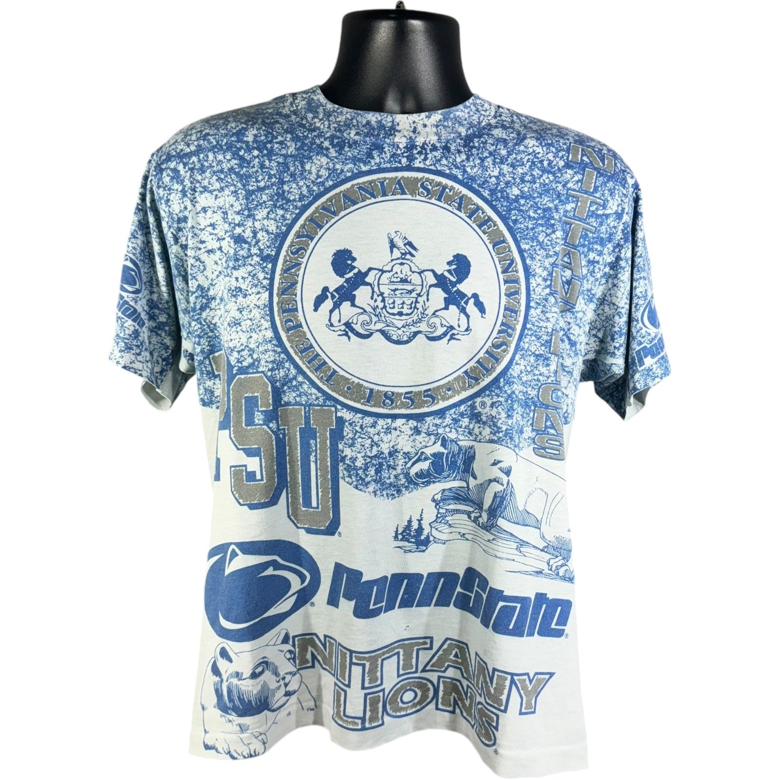 Vintage Penn State University Nittany Lions AOP Tee