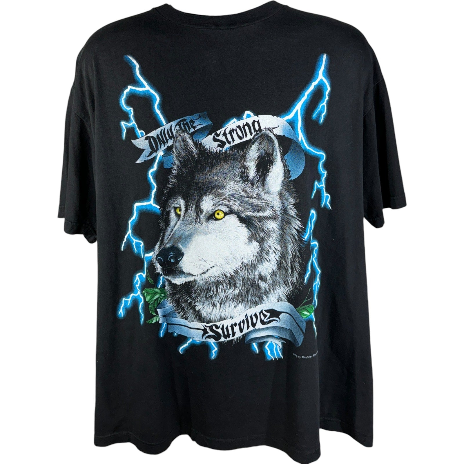 Vintage American Thunder Wolf T shirt hotsell