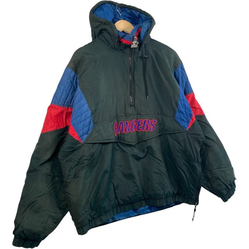 Vintage Starter New York Rangers Color Block NHL Puffer Jacket