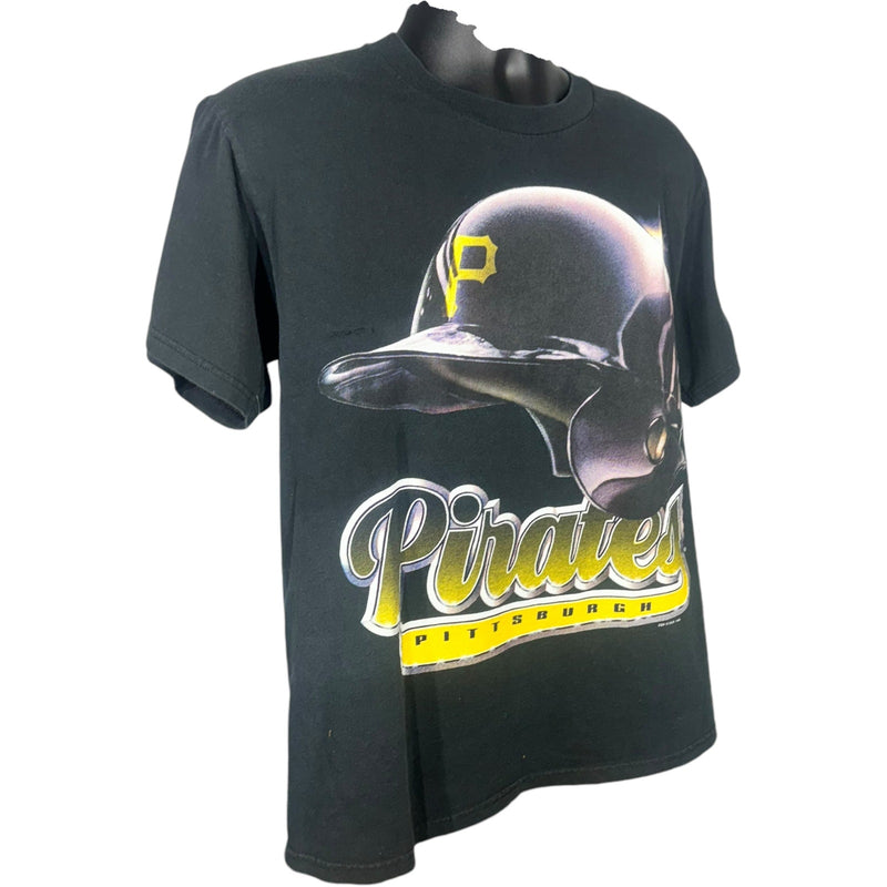 Vintage Pittsburgh Pirates Helmet Graphic Tee 1998