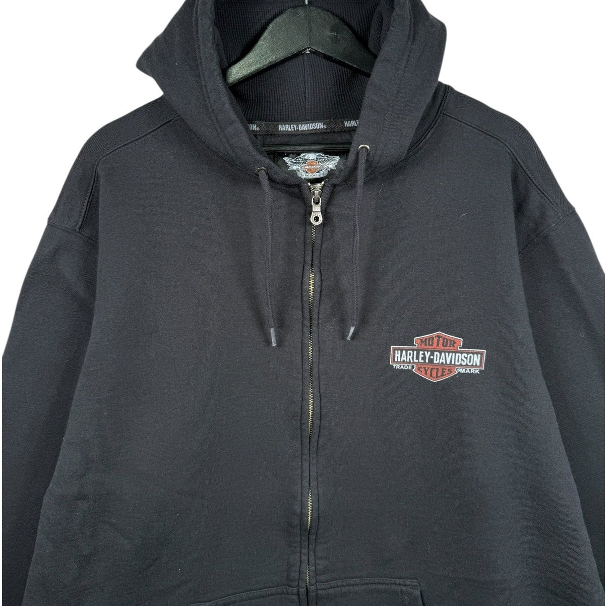 Vintage Harley Davidson Genuine Oil Full-Zip Hoodie