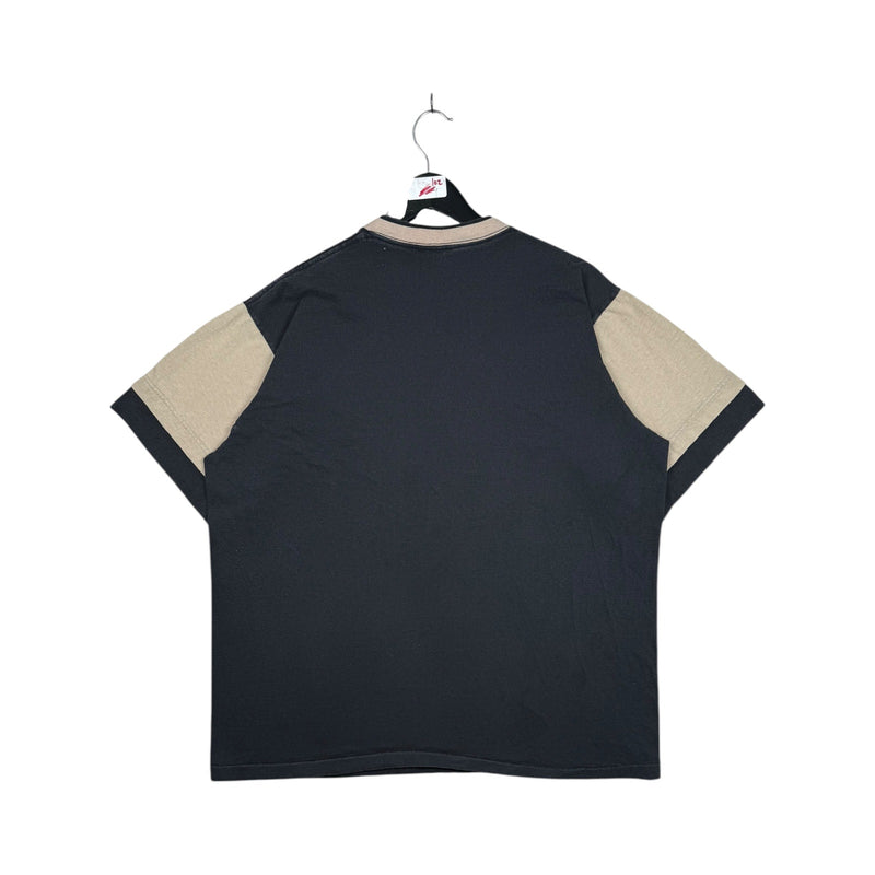 Vintage Mardi Gras Two-Tone Jester Graphic T-Shirt