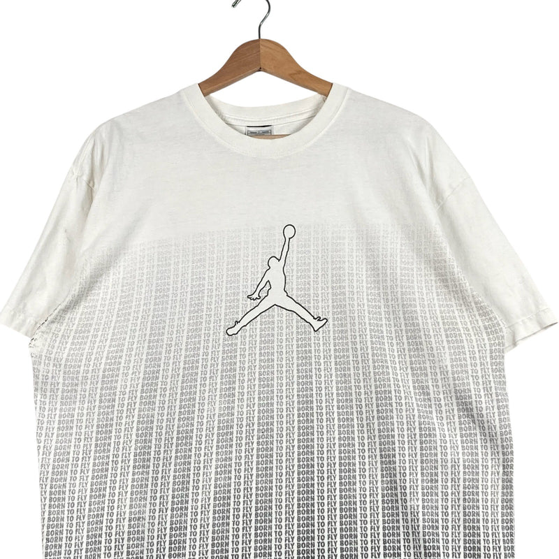 Vintage Air Jordan Chest Logo "Born To Fly" Tee