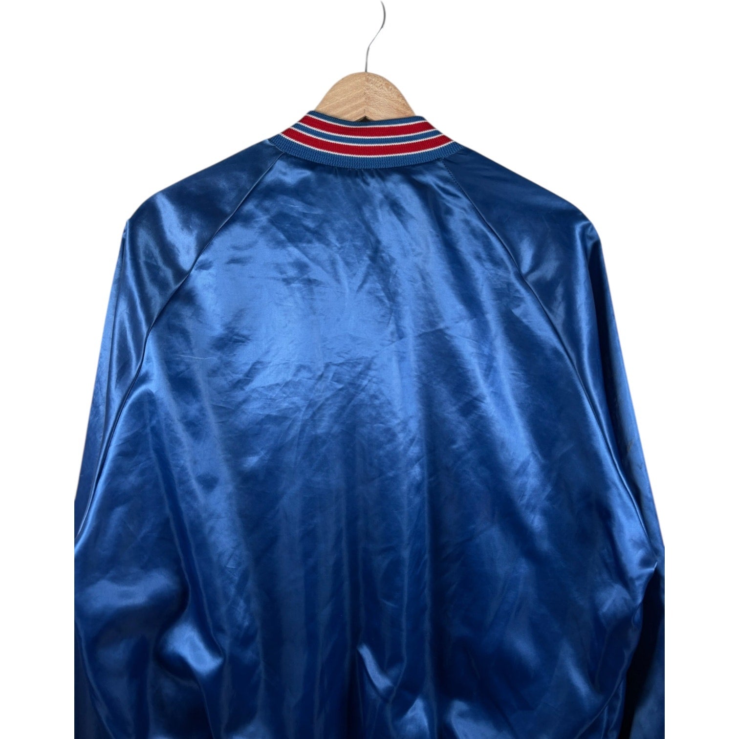 Vintage New York Giants NFL Satin Puffer Jacket