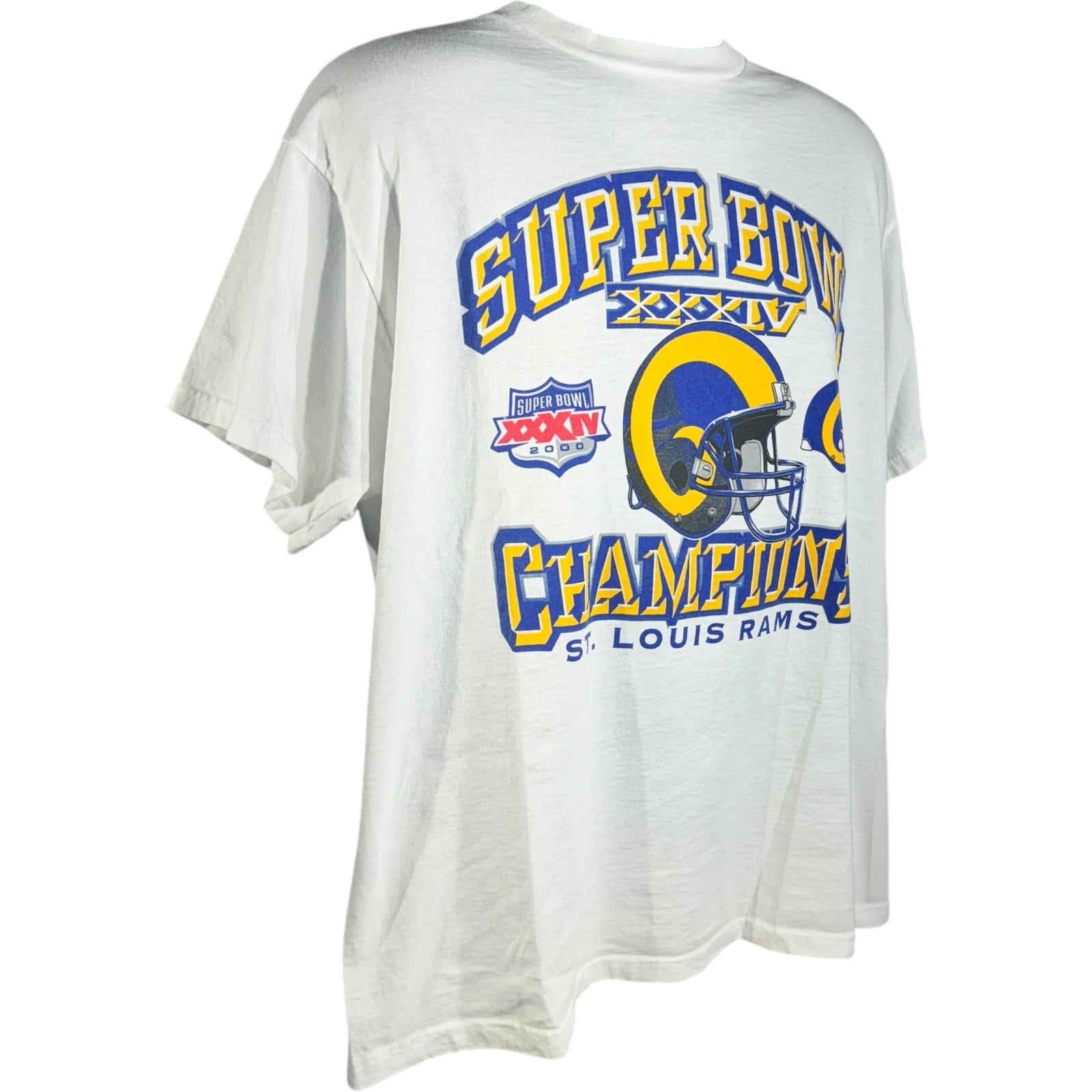 Vintage St. Louis Rams Super Bowl XXXIV Champions NFL Tee