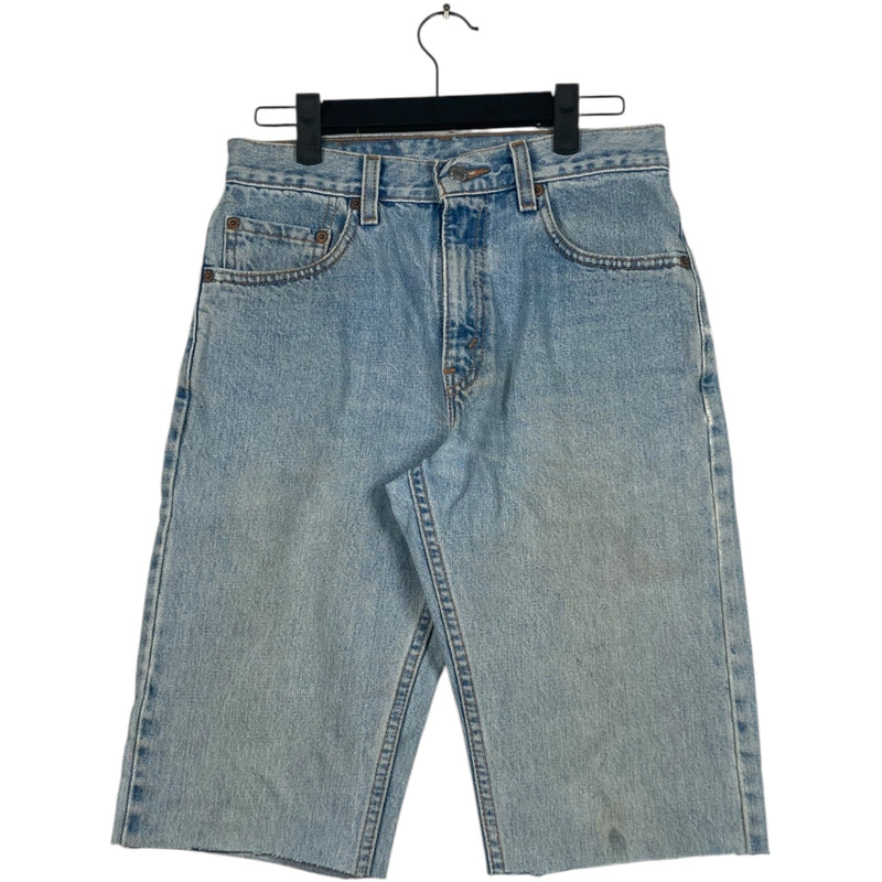 Vintage Levis 505 Denim Cut Off Shorts 29