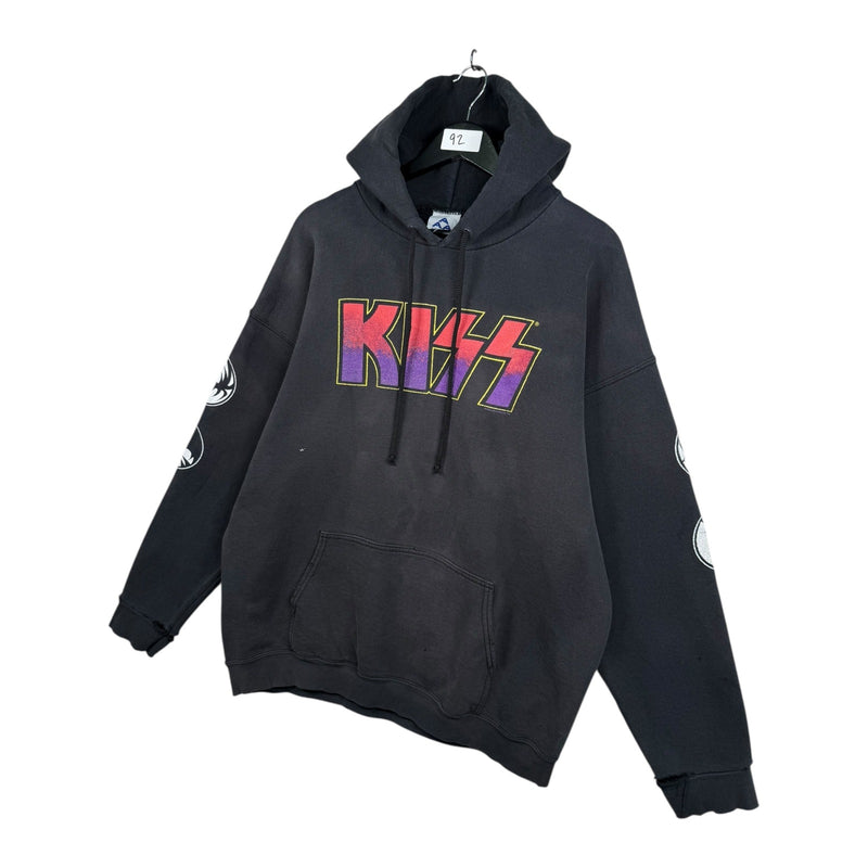 Vintage Kiss Band Graphic Pullover Hoodie