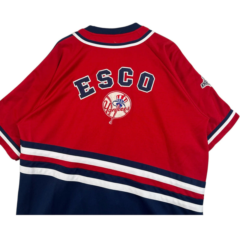 Vintage Willie Esco New York Yankees Full Zip Jersey Tee
