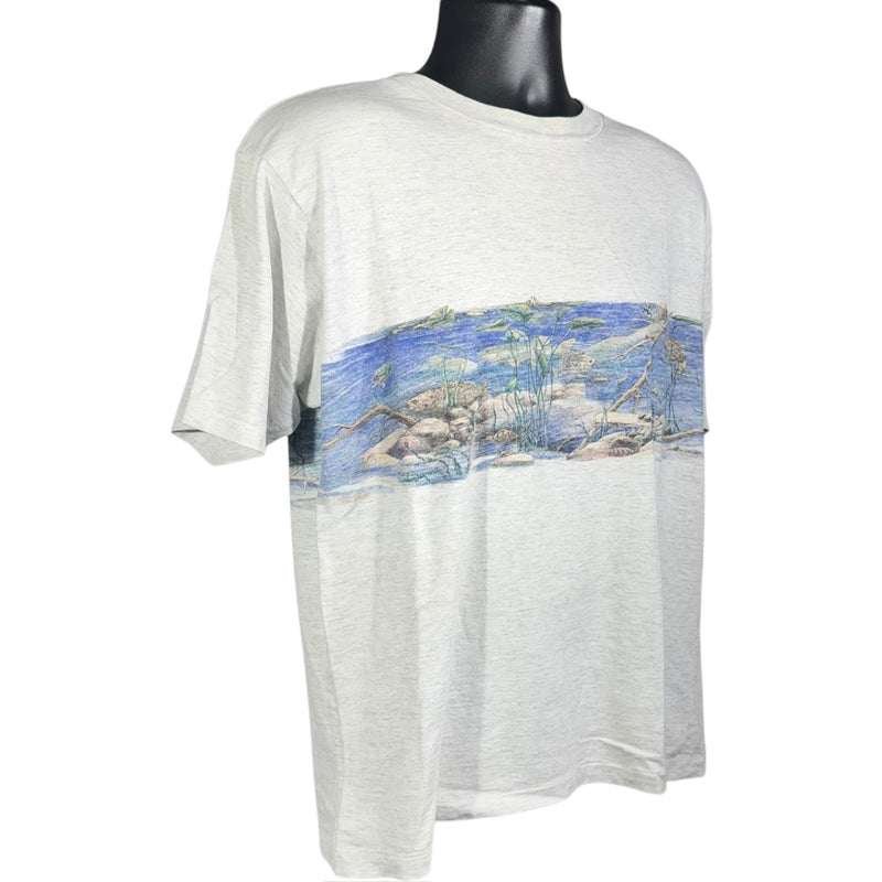 Vintage Northern Reflections Marine Wildlife Wraparound Tee