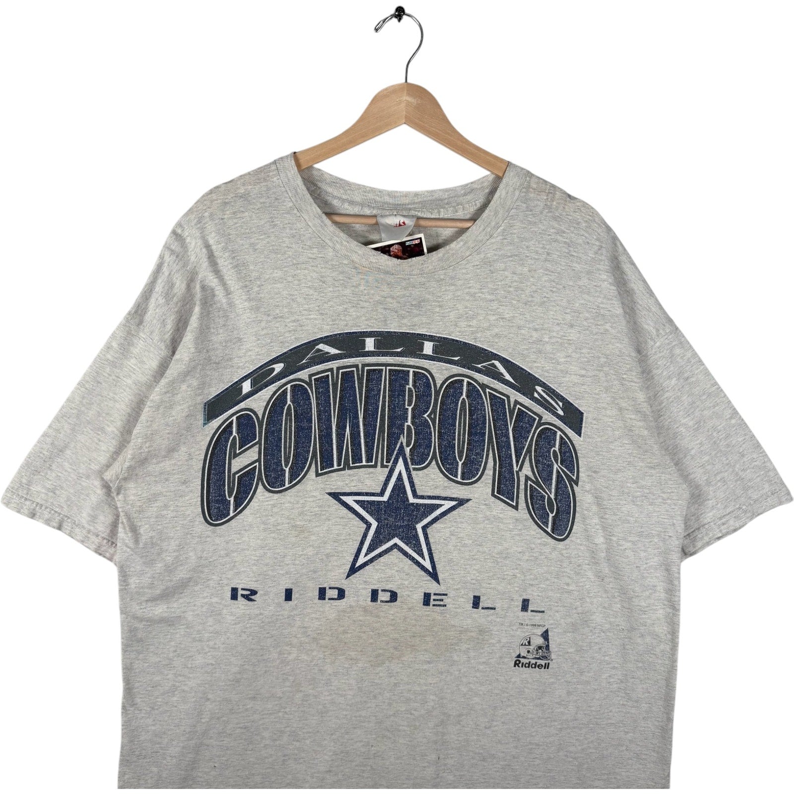 Vintage Dallas Cowboys Arch Spellout Logo NFL Tee