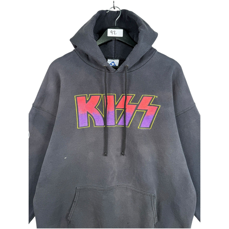 Vintage Kiss Band Graphic Pullover Hoodie