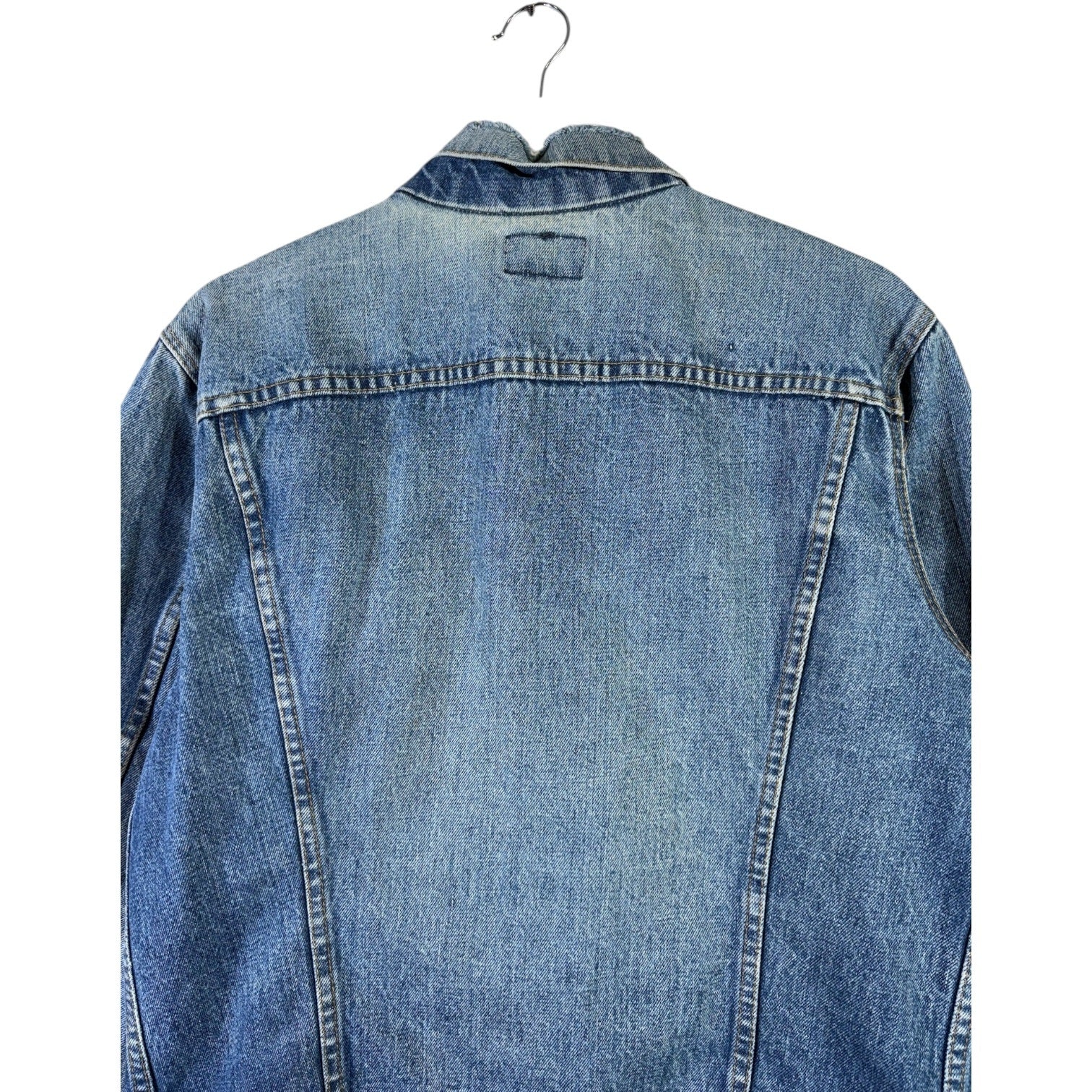 Vintage Button Front Denim Jacket