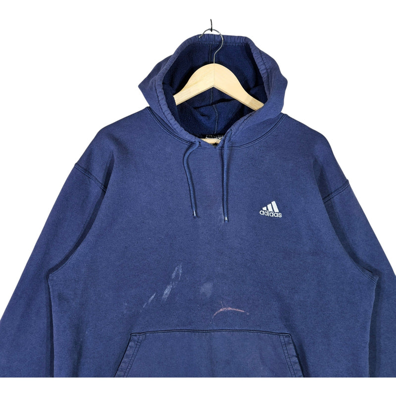 Vintage Adidas Mini Spellout Logo Hoodie