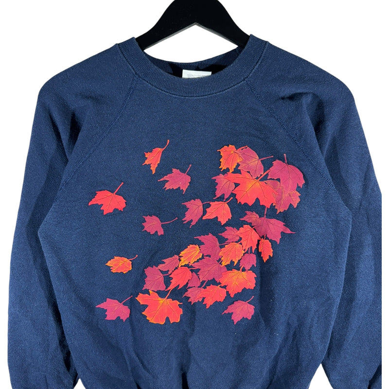 Vintage Autumn Leaves Crewneck