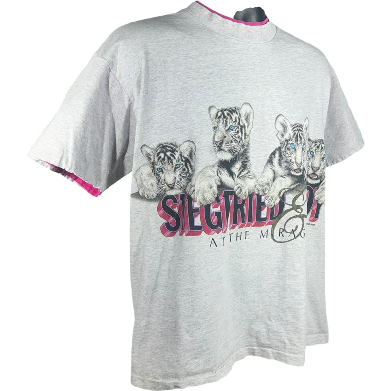 Vintage Segfried And Roy Snow Leopard  Tee