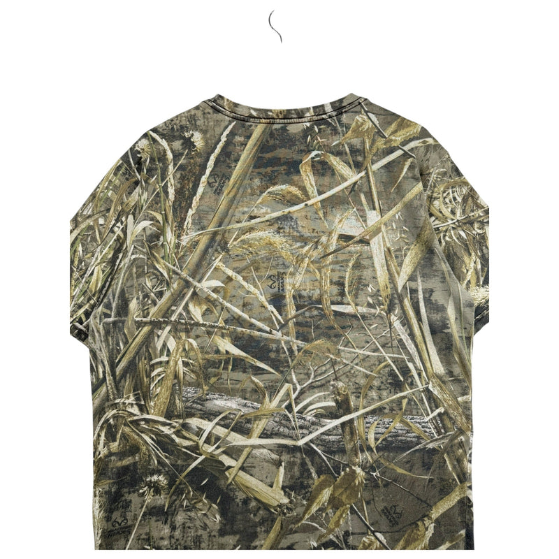 Vintage T-Shirt Real Tree Camouflage Short Sleeve T-shirt