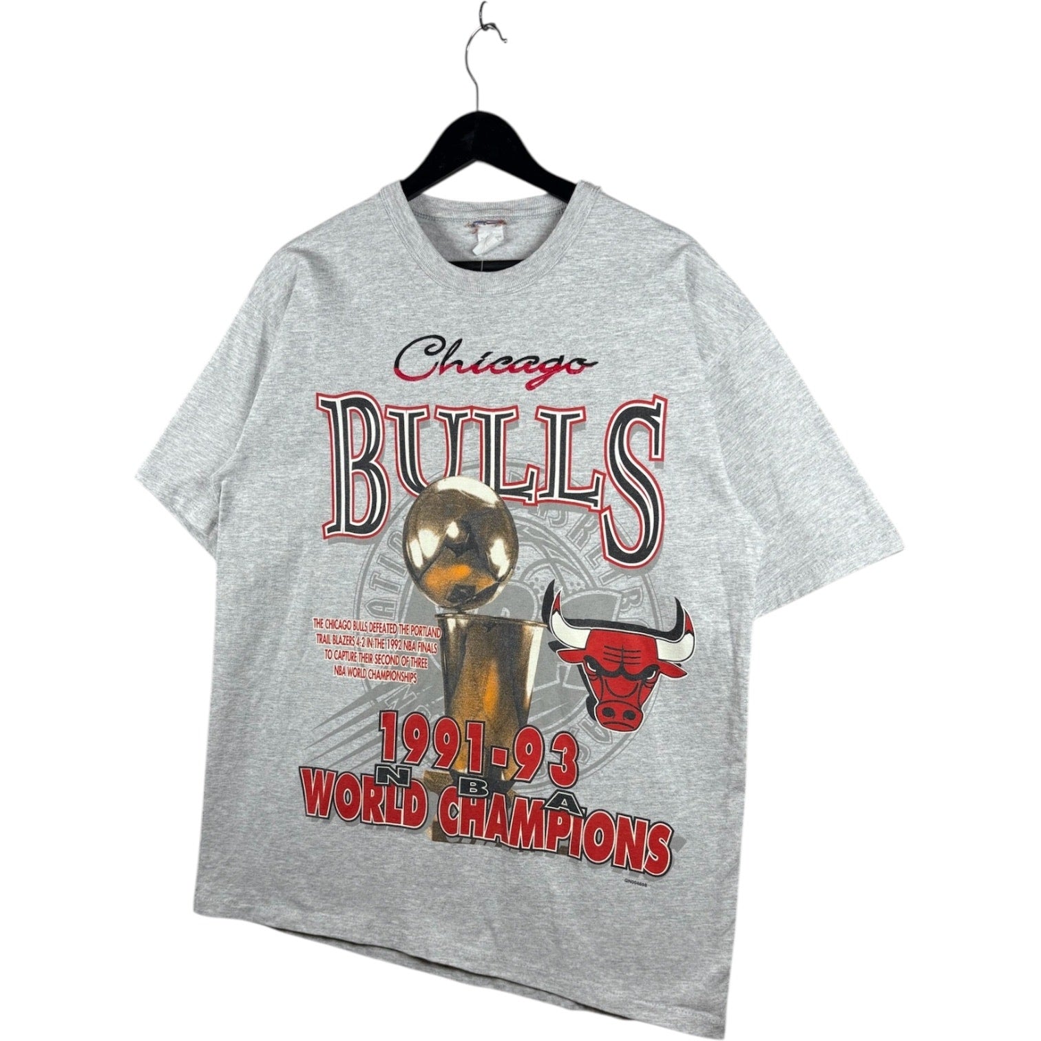 Vintage Chicago Bulls World Champions NBA T-Shirt 91-93