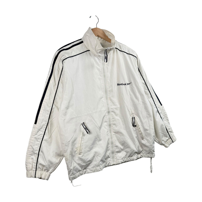 Vintage Reebok Chest Logo Retro Full Zip Track Jacket