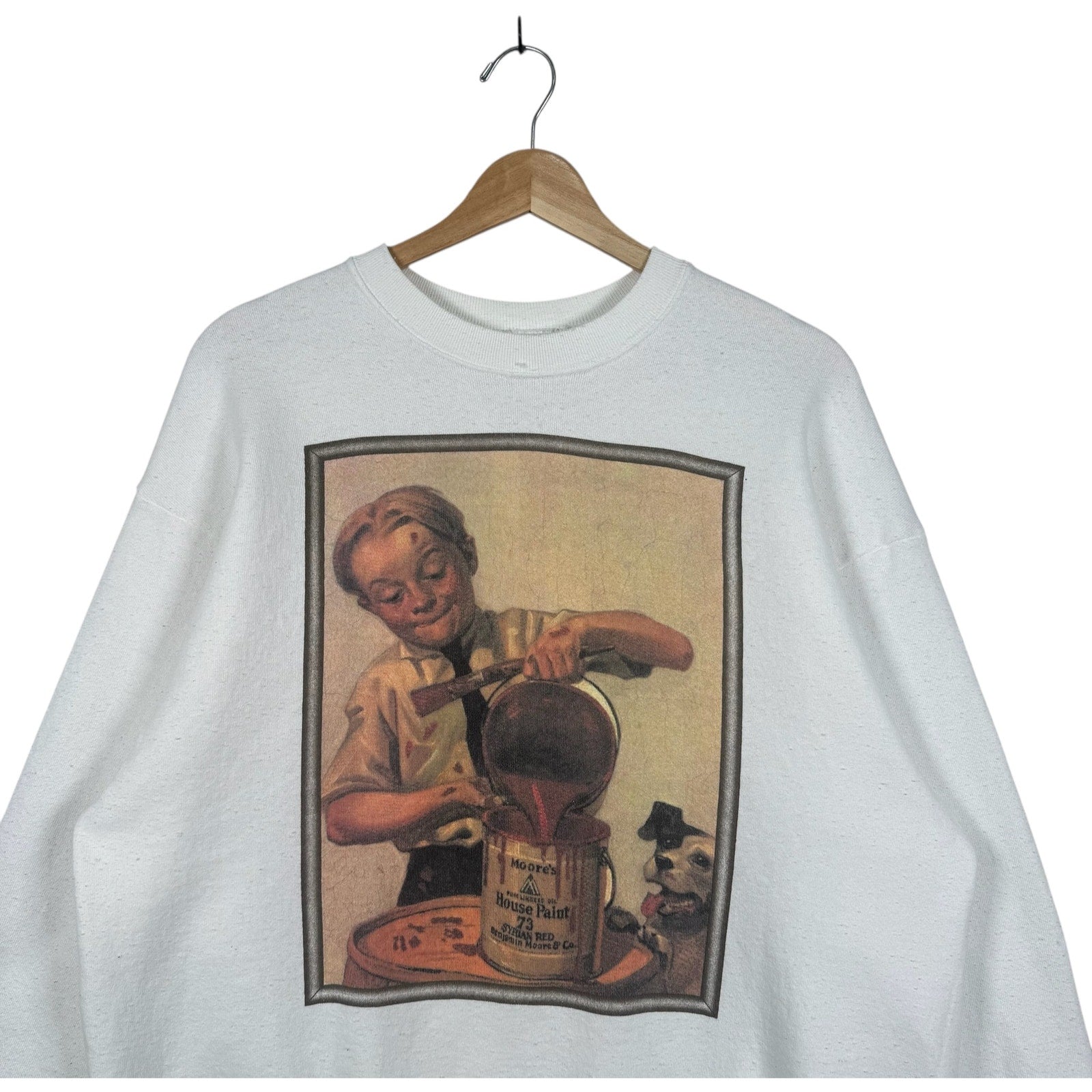 Vintage Moore's Paint Can Art Crewneck
