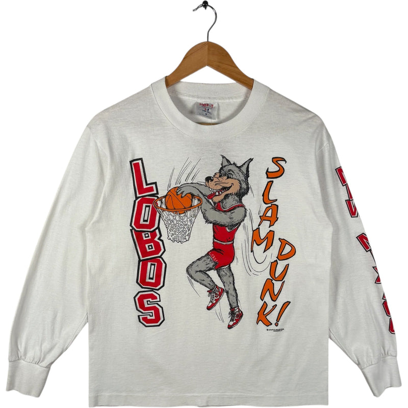 Vintage New Mexico University Lobo's Basketball Long Sleeve