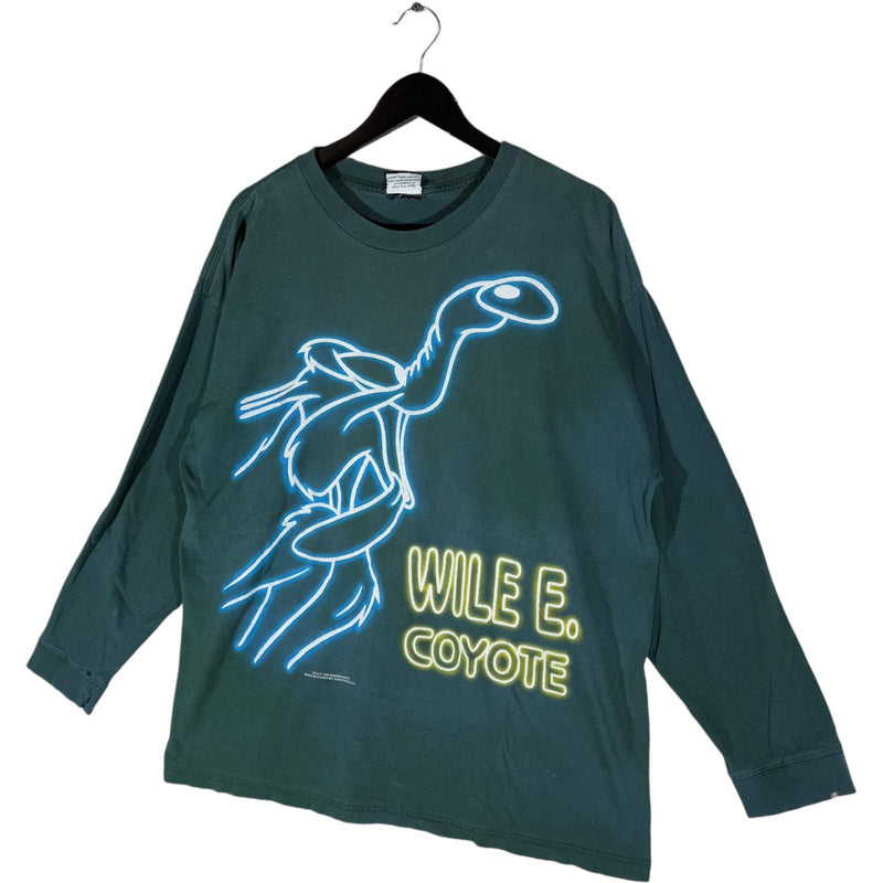 Vintage Looney Tunes Wile E. Coyote Long Sleeve 1996