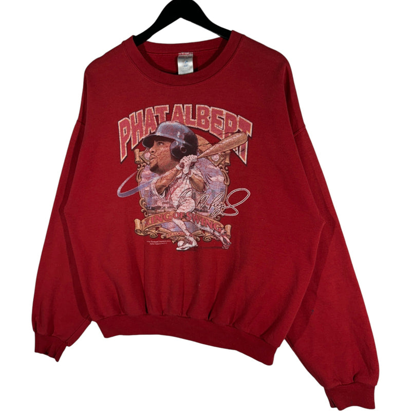 Vintage Phat Albert Pujols "King Of Swings" Crewneck