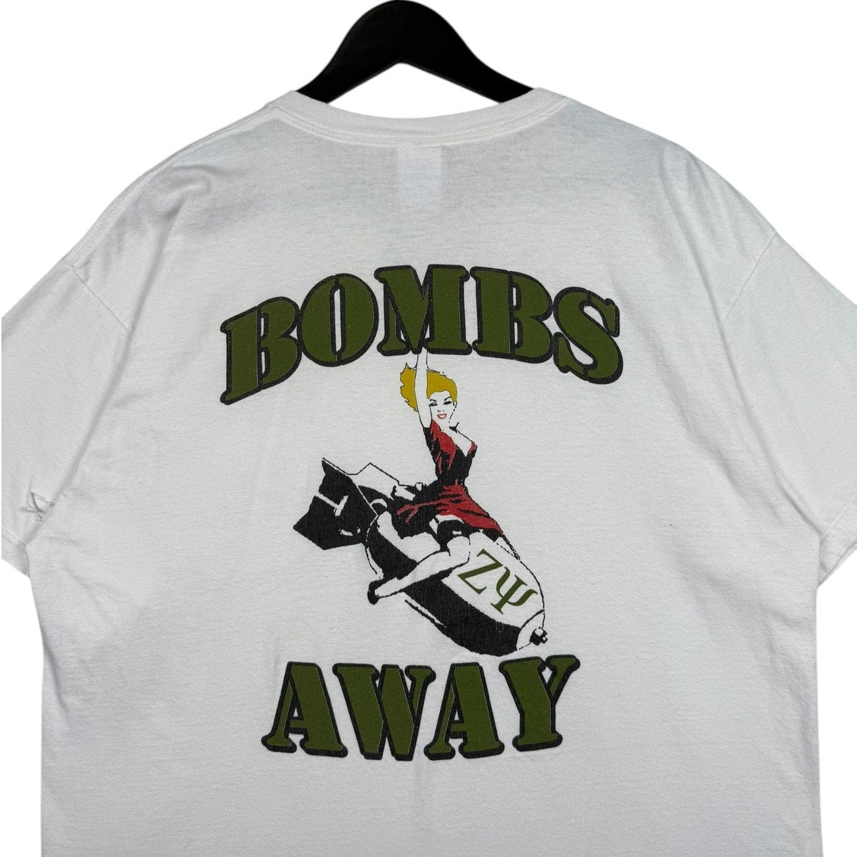 Vintage Military Bombs Away Pocket T-Shirt