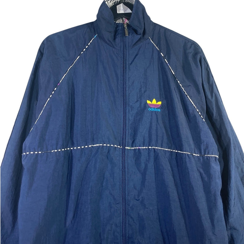 Vintage Adidas Rainbow Logo Windbreaker Jacket