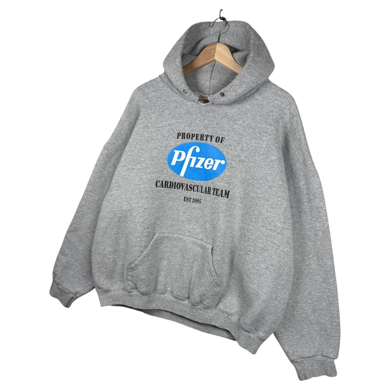 Vintage Property Of Pfizer Pullover Hoodie