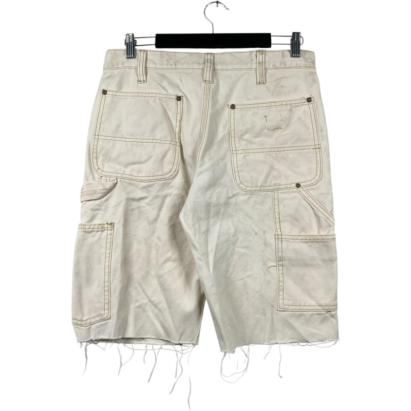 Vintage Carhartt Raw Hem Carpenter Shorts 32