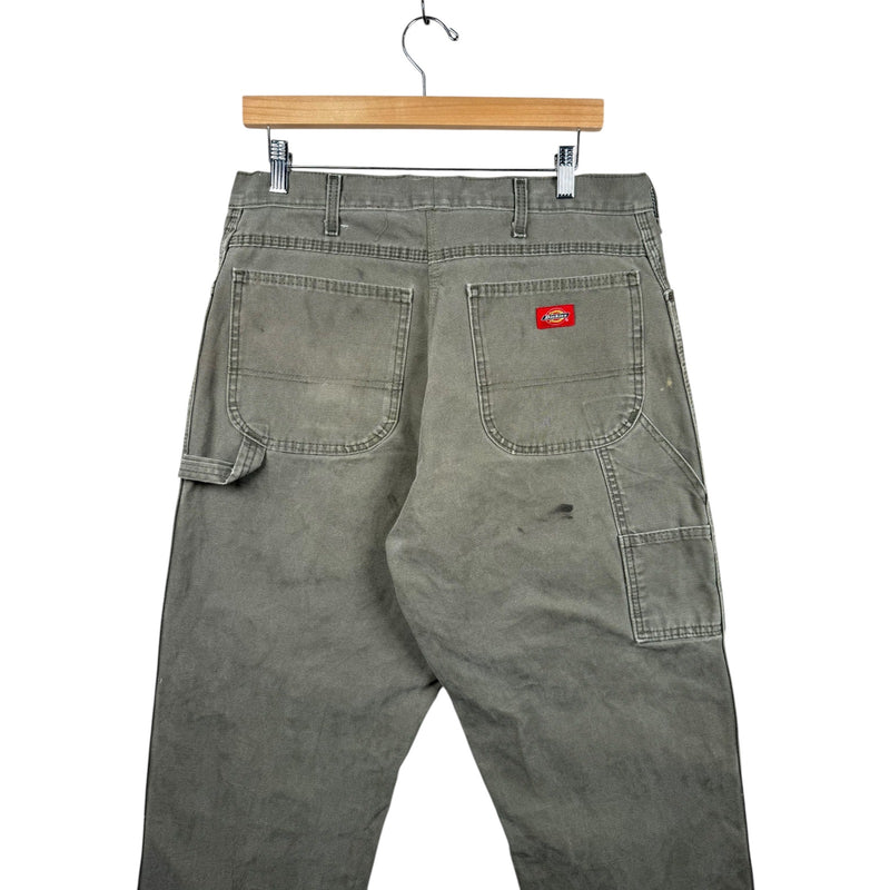 Vintage Dickies Patchwork Carpenter Denim Jeans 35x30.5
