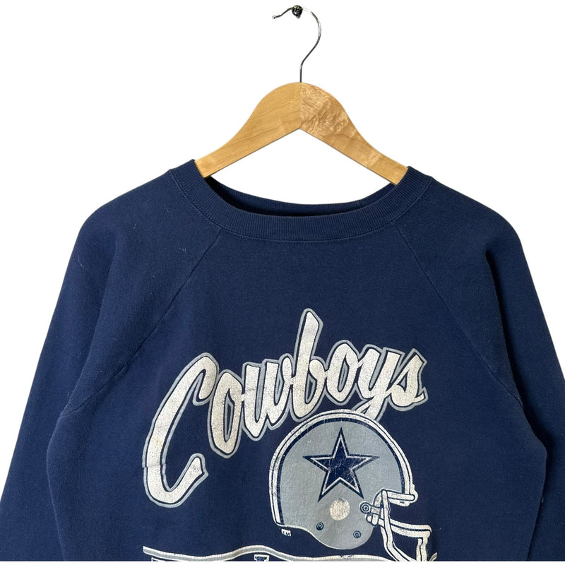 Vintage Champion Dallas Cowboys Spellout NFL Crewneck 80s