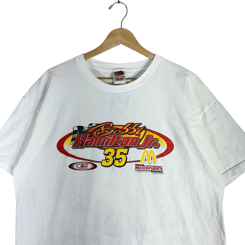 Vintage NASCAR Bobby Hamilton JR Team McDonalds Racing Tee