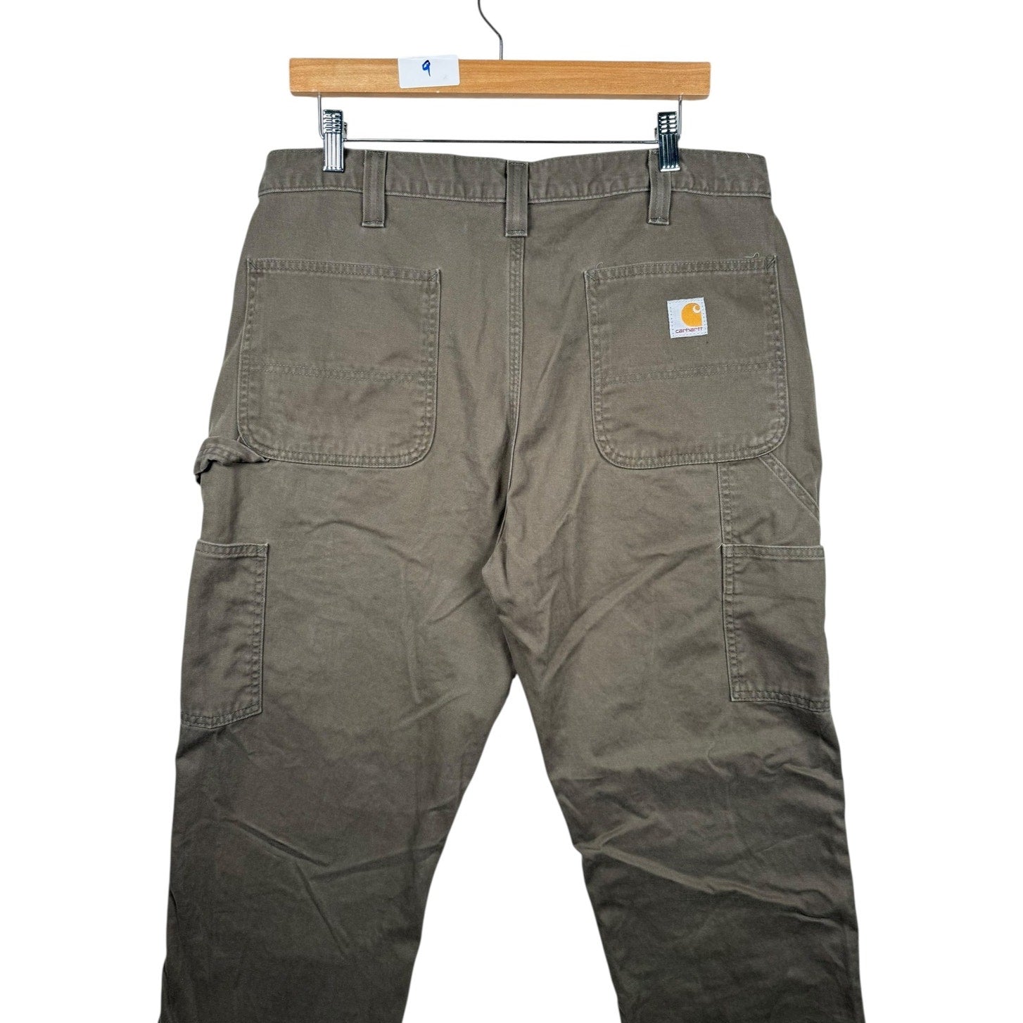 Vintage Carhartt Tribal Flame Patchwork Carpenter Pants 36