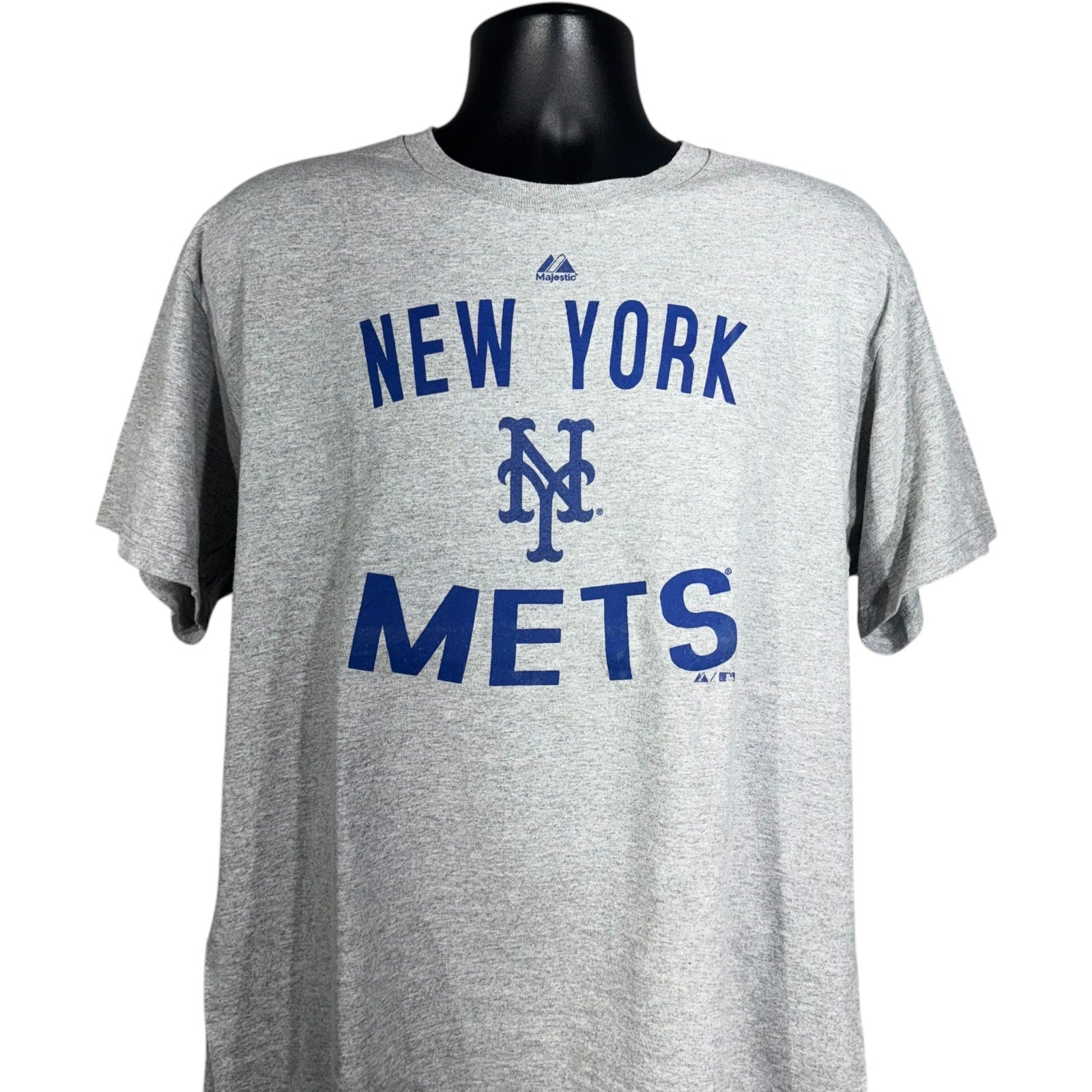 Vintage Majestic New York Mets Spellout Tee 90s