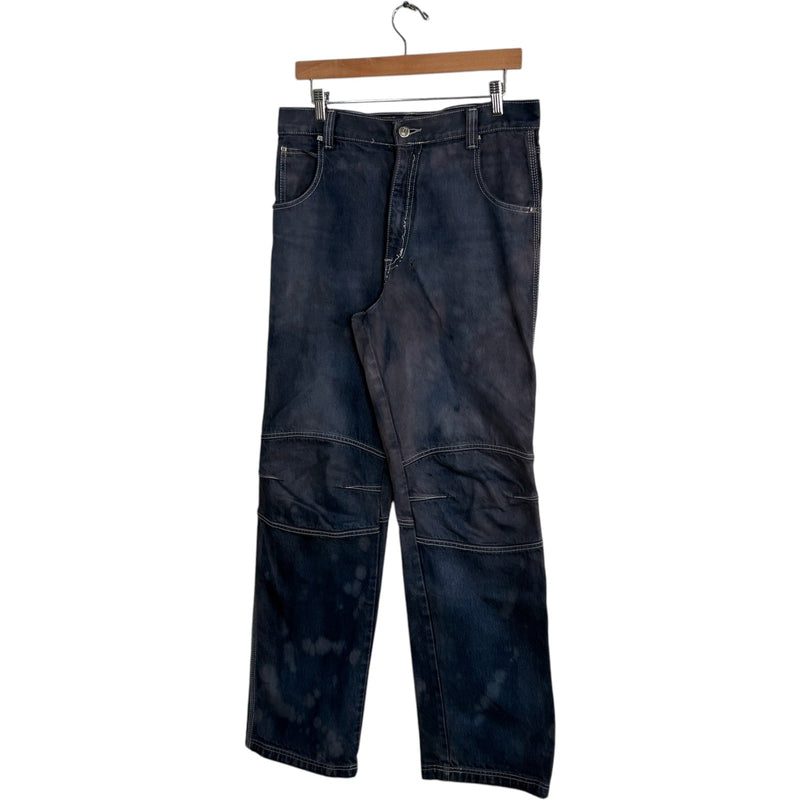 Vintage Flag Straight Leg Denim Carpenter Pants 34x32