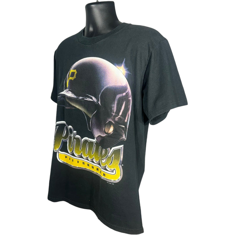 Vintage Pittsburgh Pirates Helmet Graphic Tee 1998