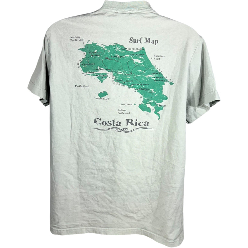 Vintage Costa Rica "Surf Map" Tee