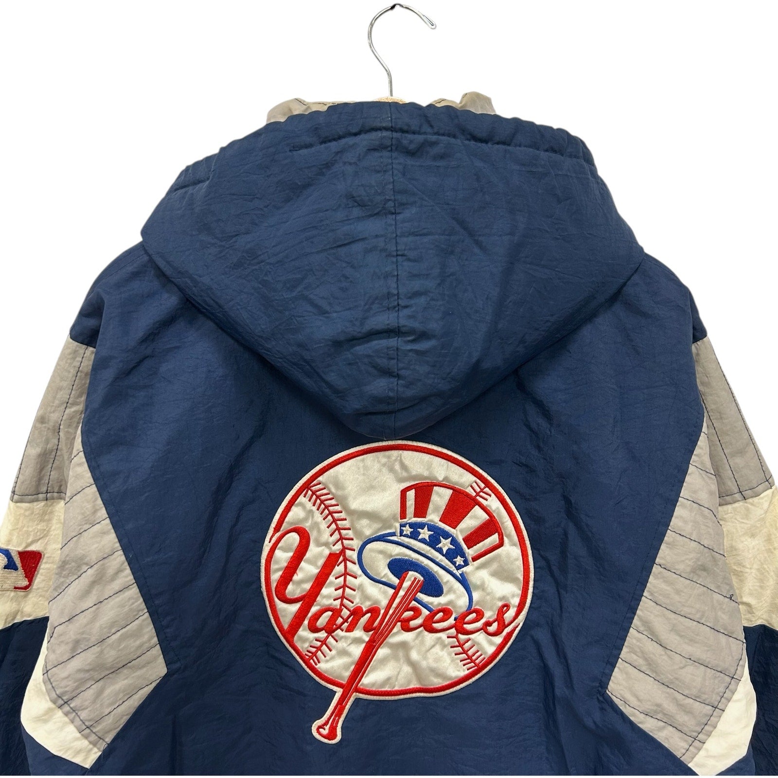 Vintage Starter New York Yankees Hooded Anorak Puffer Jacket