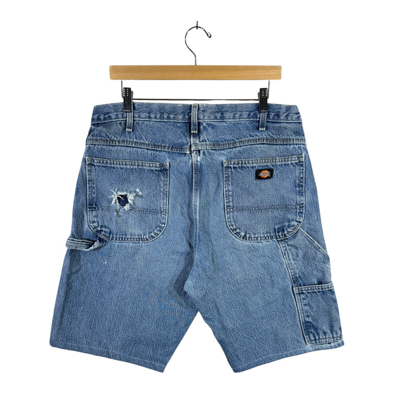 Vintage Dickies Relaxed Fit Denim Carpenter Shorts 36