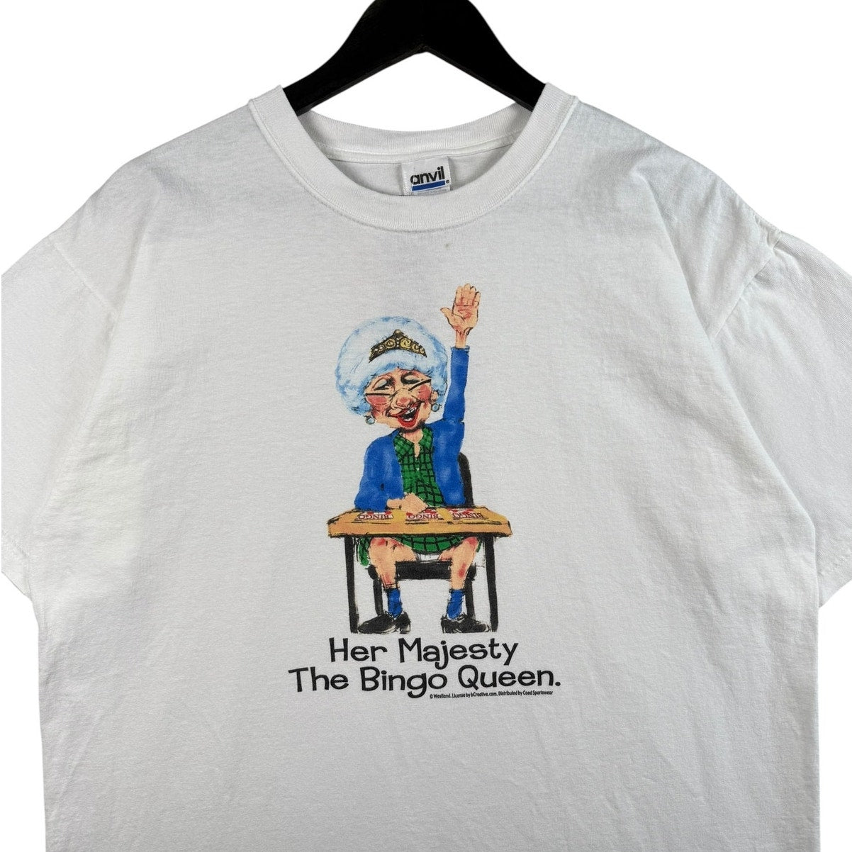 Vintage Her Majesty Funny Graphic T-Shirt