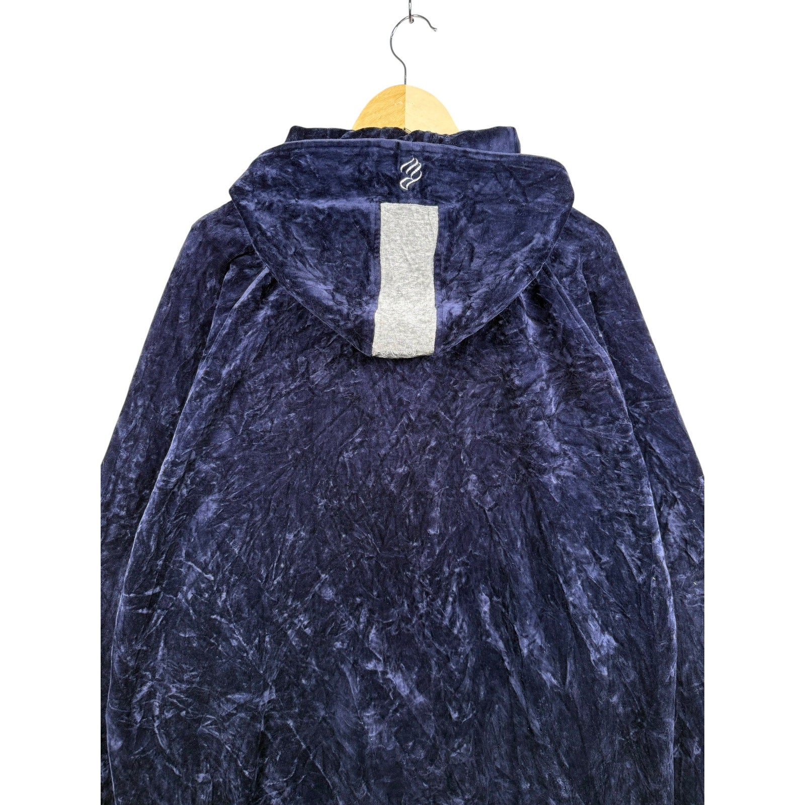 Vintage Rocawear Velvet  1/2 Zip Pullover Hoodie
